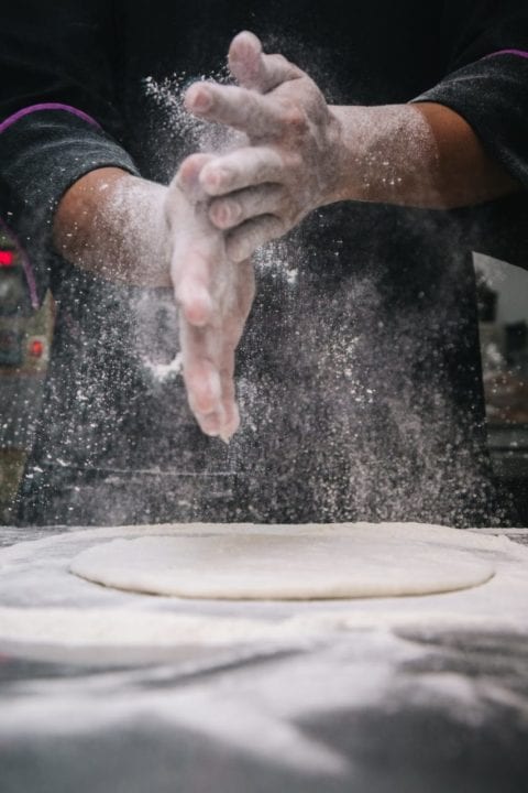 making a dough
